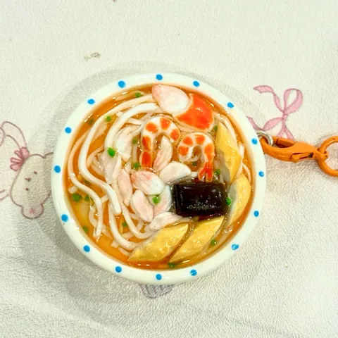 Móc khoá - Nam châm món Bánh canh cua - món ăn Việt Nam