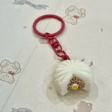 Móc khoá - Nam châm Bánh bao trứng cút - món ăn Việt Nam