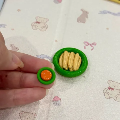 Mô hình set bánh mì cay nhà búp bê - bánh mì cay Hải Phòng