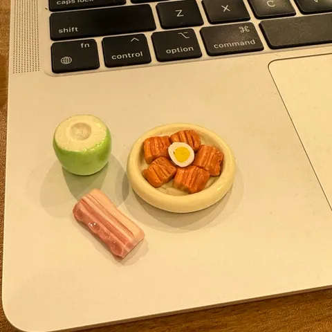 Mô hình set thịt kho nước dừa minifood nhà búp bê