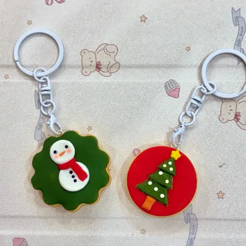 Nam châm - Móc khoá Bánh quy Giáng sinh - Merry Christmas