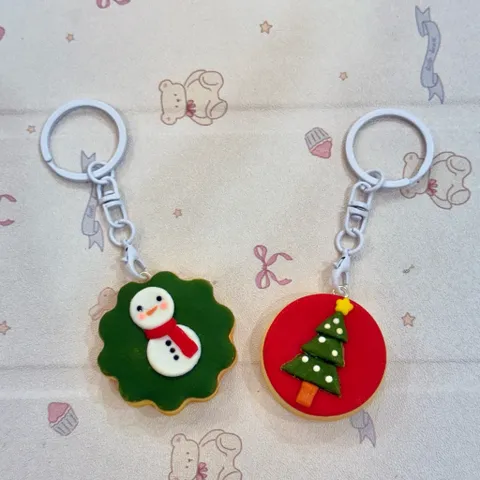 Nam châm - Móc khoá Bánh quy Giáng sinh - Merry Christmas