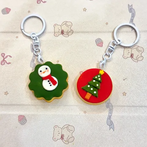 Nam châm - Móc khoá Bánh quy Giáng sinh - Merry Christmas