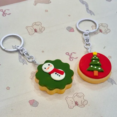 Nam châm - Móc khoá Bánh quy Giáng sinh - Merry Christmas