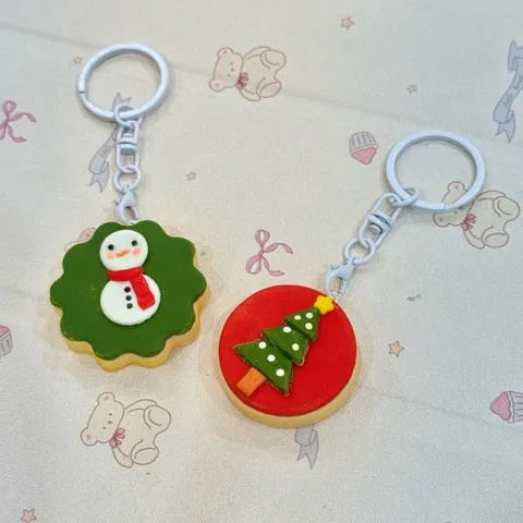 Nam châm - Móc khoá Bánh quy Giáng sinh - Merry Christmas