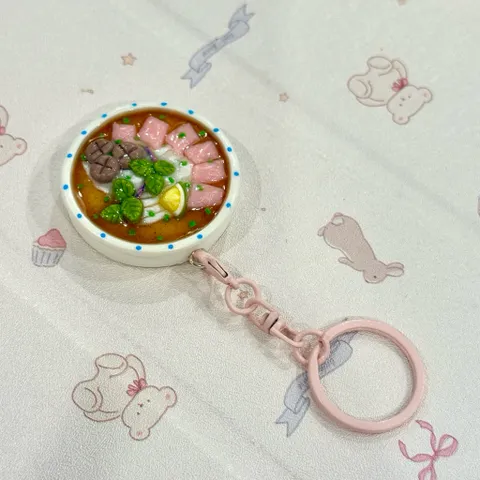 Móc khoá - Nam châm món Phở tái bò viên - món ăn Việt Nam