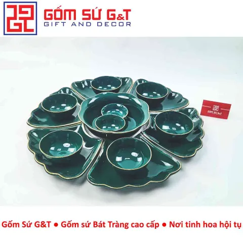 [FreeShip] [Giá hủy diệt] [Ảnh thật] Bộ mặt trời xanh cổ vịt vẽ vàng kim