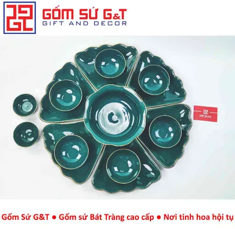 [FreeShip] [Giá hủy diệt] [Ảnh thật] Bộ mặt trời xanh cổ vịt vẽ vàng kim