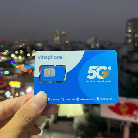 SIM VinaPhone U1500 500GB Tháng 4G 5G Data Tốc Độ Cao 12 Tháng Khoảng 17GB Ngày Hỗ Trợ eSIM
