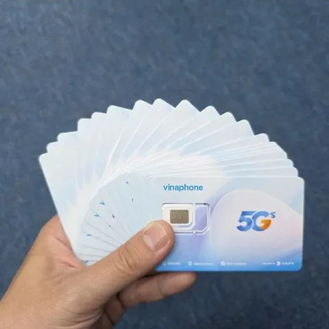 SIM VinaPhone U1500 500GB Tháng 4G 5G Data Tốc Độ Cao 12 Tháng Khoảng 17GB Ngày Hỗ Trợ eSIM