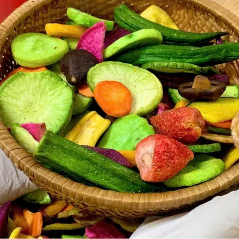 Rau Củ Sấy Giòn Không Đường - XIMAFARM ( Củ Dền,Bí Ngòi,Bí Đỏ,Nấm Hương,Dâu Tây,Khoai Lang,Đậu Bắp,...)