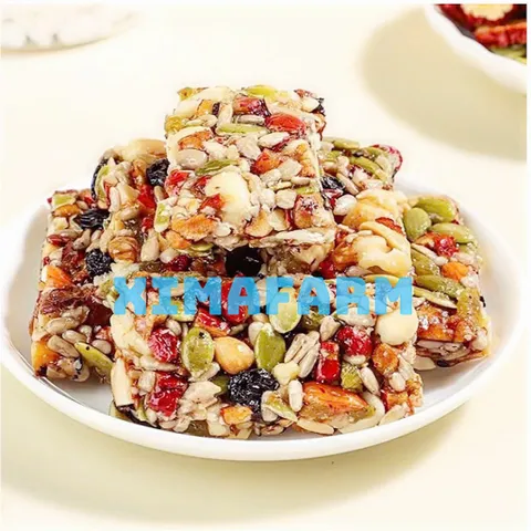 Thanh Granola Ăn Kiêng Không Đường, Thanh Hạt Dinh Dưỡng Giảm Cân Thuần Chay Tốt Cho Sức Khỏe - XIMAFARM