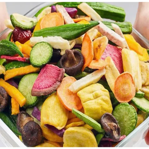 Rau Củ Sấy Giòn Không Đường - XIMAFARM ( Củ Dền,Bí Ngòi,Bí Đỏ,Nấm Hương,Dâu Tây,Khoai Lang,Đậu Bắp,...)