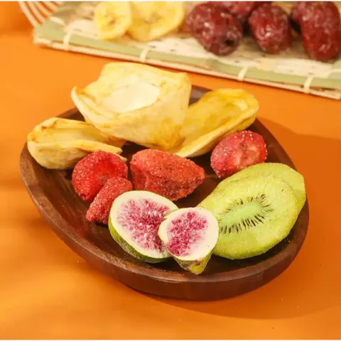 Trái Cây Sấy Giòn Thăng Hoa Mix 10 LOẠI  (Túi Hút Chân Không) | Công Nghệ Sấy Thăng Hoa