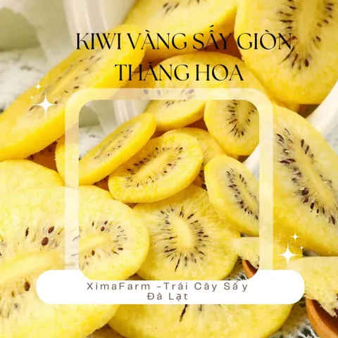 Kiwi Xanh Sấy Giòn Không Đường - Ximafarm