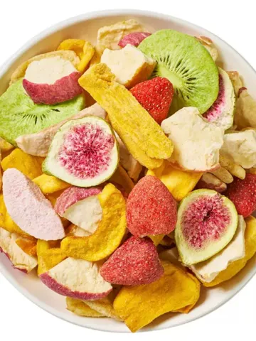 500G Mix Trái Cây Sấy Giòn Ngon Chua Ngọt , Túi Hút Chân Không | Công Nghệ Sấy Thăng Hoa