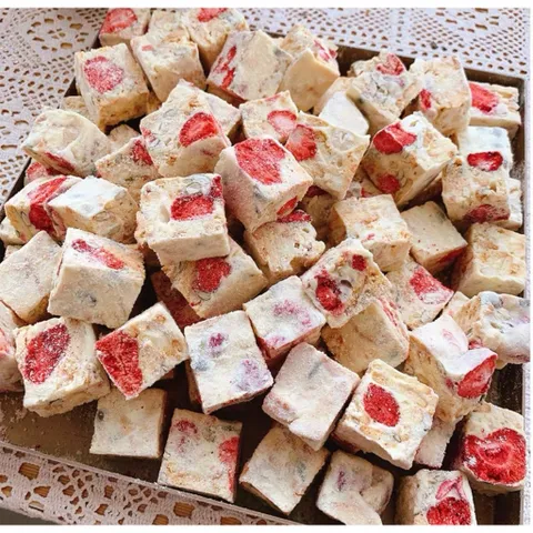 KẸO NOUGAT SỮA CHUA TRÁI CÂY ( Dẻo, Ít ngọt, vị chua nhẹ  )- XIMAFARM