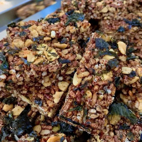 Thanh Gạo Lứt Rong Biển Hạt Dinh Dưỡng , Thanh Granola Ăn kiêng, Giảm Cân - Ximafarm