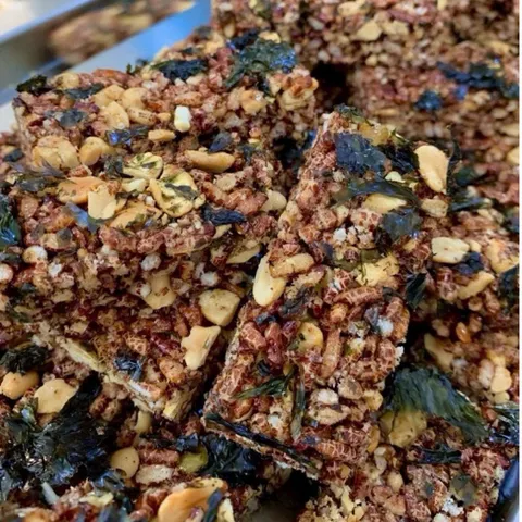 Thanh Gạo Lứt Rong Biển Hạt Dinh Dưỡng , Thanh Granola Ăn kiêng, Giảm Cân - Ximafarm