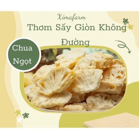 (Túi mini dùng thử) Trái Cây Sấy Giòn Thăng Hoa Không Đường Các Loại - XIMAFARM