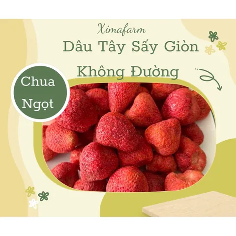(Túi mini dùng thử) Trái Cây Sấy Giòn Thăng Hoa Không Đường Các Loại - XIMAFARM
