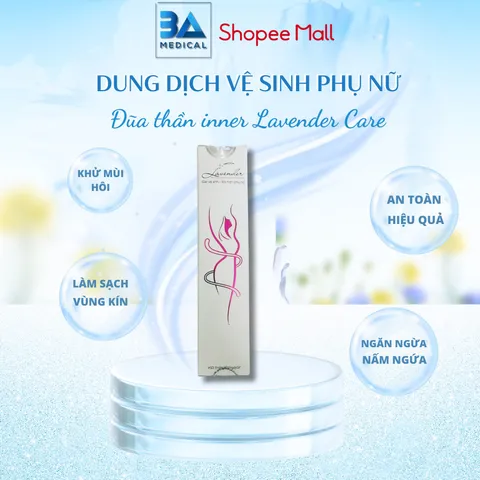 [2 Ống] Gel Inner Lavender vệ sinh phụ nữ, kháng khuẩn, chống viêm, cân bằng pH, trẻ hóa cô bé