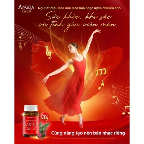 Viên uống Angela gold tăng cường sức khoẻ, sắc đẹp và sinh lý nữ không chứa mầm đậu nành Hộp 60 Viên & 30 Viên 834933