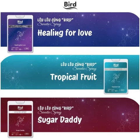 Xịt Ngon Vùng Kín BIRD Intimate Sweetie Tạo Cảm Hứng, Chàng Lôi Cuốn Mỗi Ngày - Lọ 20ml