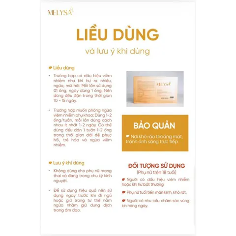 Gel phụ khoa MELYSA chính hãng – Hộp 8 ống TẶNG 5 ỐNG cùng loại – Cân bằng pH, dưỡng ẩm 835043