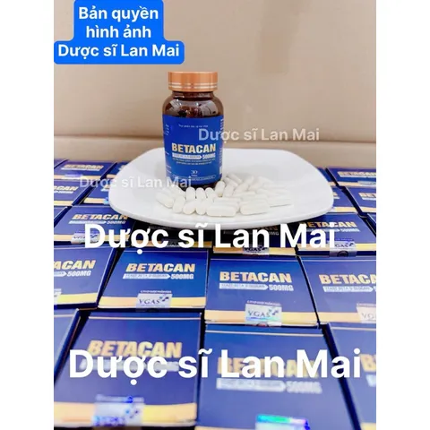 Betacan 500mg hỗ trợ đào thải HPV, Tăng cường miễn dịch siêu mạnh (CÓ CHE TÊN SẢN PHẨM) 835065