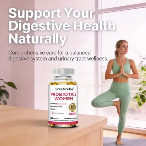 SresXrefas Probiotics Women 60 Tỷ Lợi Khuẩn 15 Chủng Men Vi Sinh Nữ Hỗ Trợ Tiêu Hóa, Tăng Miễn Dịch Và Tiết Niệu 835066