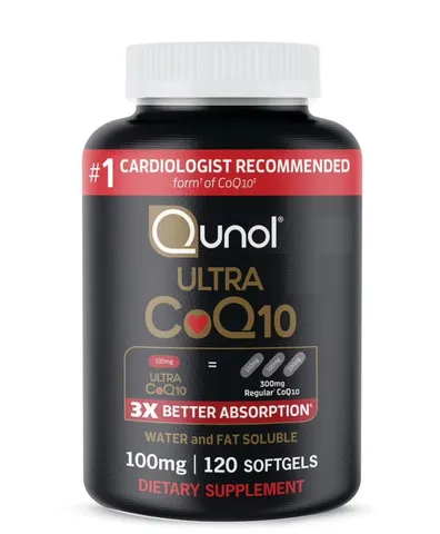 Viên Uống Qunol Ultra CoQ10 100mg - Hỗ Trợ Tim Mạch, Tăng Năng Lượng, Giảm Mệt Mỏi - Mỹ, Hấp Thụ Gấp 3 Lần So Với Thông Thường