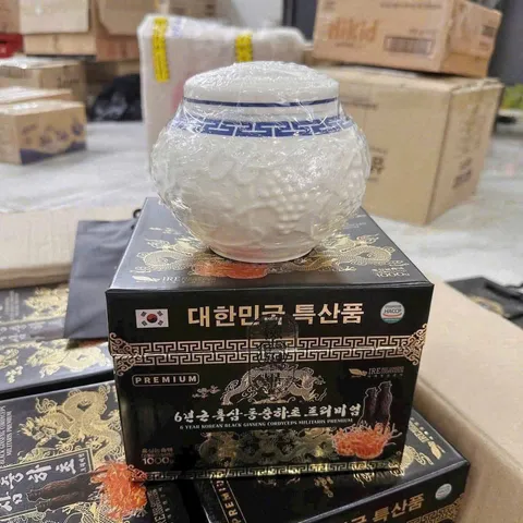 CAO HẮC SÂM ĐÔNG TRÙNG IRE PREMIUM – HŨ SỨ 1KG