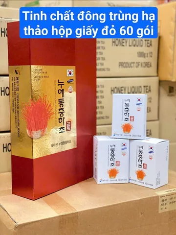 Nước uống đông trùng hạ thảo Silk Worm Gold Hàn Quốc hộp 60 gói x 30ml 835119