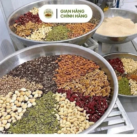 Bột Ngũ Cốc Dinh Dưỡng 17 Loại Hạt (Hũ 500g ) Dinh Dưỡng Thuần Chay Cho Người Ăn Kiêng