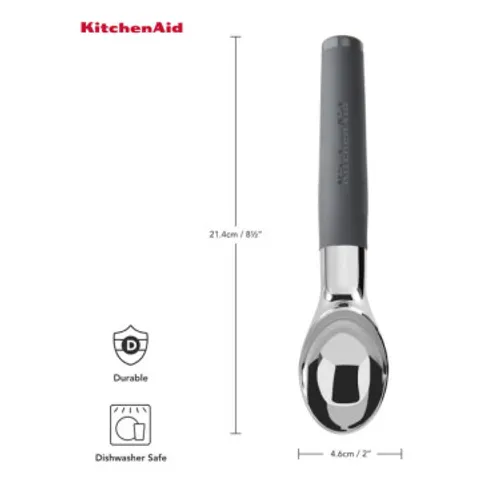 Muôi múc kem KitchenAid KAS117OHCGG màu xám than