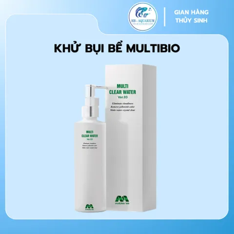 MULTIBIO Chai Khử Bụi Bể Làm Trong Nước Xử Lý Nước Đục Cặn Li Ti Nước Vàng Do Lũa Cho Hồ Cá Thủy Sinh