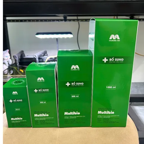 MULTIBIO Vi Sinh Thế Hệ Mới - Chai 1000ml - Xử Lý Độc Tố Làm Trong Nước Khử Mùi Hôi Tanh - Bổ Sung Enzyme Tiêu Hóa