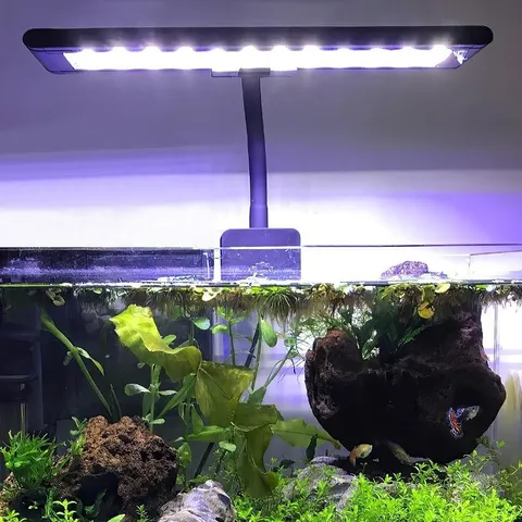 Đèn Kẹp Bể Cá Thủy Sinh 42 LED, Cho bể 30–40cm, Ánh sáng đẹp, tiết kiệm điện, dễ lắp kẹp