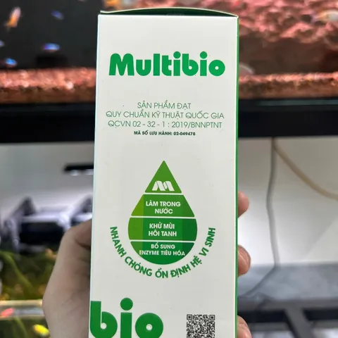 MULTIBIO Vi Sinh Thế Hệ Mới - Chai 1000ml - Xử Lý Độc Tố Làm Trong Nước Khử Mùi Hôi Tanh - Bổ Sung Enzyme Tiêu Hóa