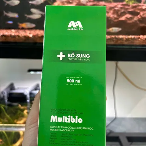 MULTIBIO Vi Sinh Thế Hệ Mới - Chai 1000ml - Xử Lý Độc Tố Làm Trong Nước Khử Mùi Hôi Tanh - Bổ Sung Enzyme Tiêu Hóa