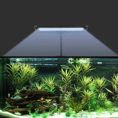 Đèn Kẹp Bể Cá Thủy Sinh 42 LED, Cho bể 30–40cm, Ánh sáng đẹp, tiết kiệm điện, dễ lắp kẹp