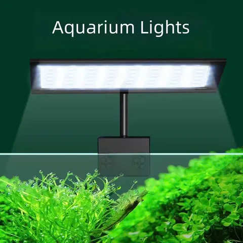 Đèn Kẹp Bể Cá Thủy Sinh 42 LED, Cho bể 30–40cm, Ánh sáng đẹp, tiết kiệm điện, dễ lắp kẹp