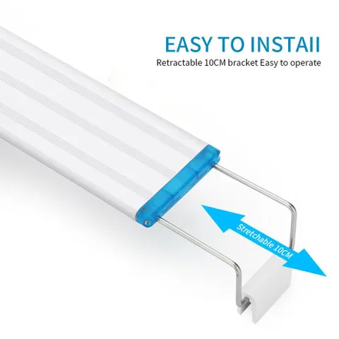 Đèn Máng Thủy Sinh WRGB HBPRO 6 Hàng LED Siêu Sáng 22W–55W Cho Bể Cá 30–115cm, Đèn Máng Nhựa Bể Cá