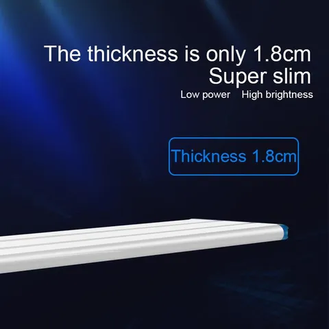 Đèn Máng Thủy Sinh WRGB HBPRO 6 Hàng LED Siêu Sáng 22W–55W Cho Bể Cá 30–115cm, Đèn Máng Nhựa Bể Cá