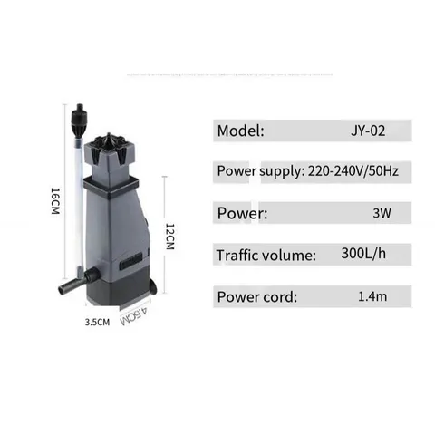 Lọc Váng SUNSUN JY-02 JY-03 – Máy Hút Váng Mặt Nước Bể Cá, Lọc Váng Hồ Thủy Sinh, Cá Cảnh