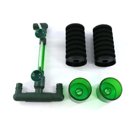 Lọc Sủi Qanvee QS-100A QS-200A Lọc Vi Sinh Bio Đôi - 2 Ngăn Vật Liệu Lọc Cho Bể Cá Tép Cá Con