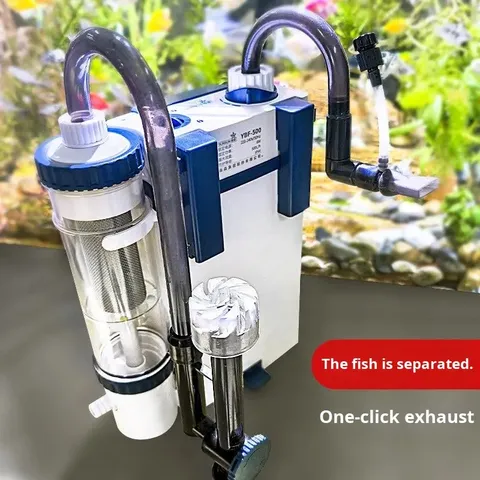 Lọc Treo SUNSUN YBF-500 YBF-600 – Tách Phân, Lọc Váng, Hút Cặn Đáy Hồ Thủy Sinh, Bể Cá Cảnh