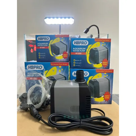 Máy Bơm Nước Bể Cá Thế Hệ Mới HB-301S 302S 303S 304S 305S 306S, Công Xuất Cao, Tiết Kiệm Điện