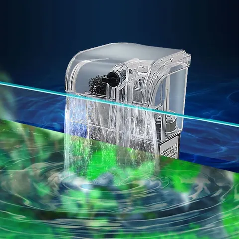 Máy Lọc Thác Cho Bể Cá Mini, Có Lọc Váng, Lọc Nước Hồ Thủy Sinh, Tạo Dòng Chảy Đẹp, Tiết Kiệm Điện